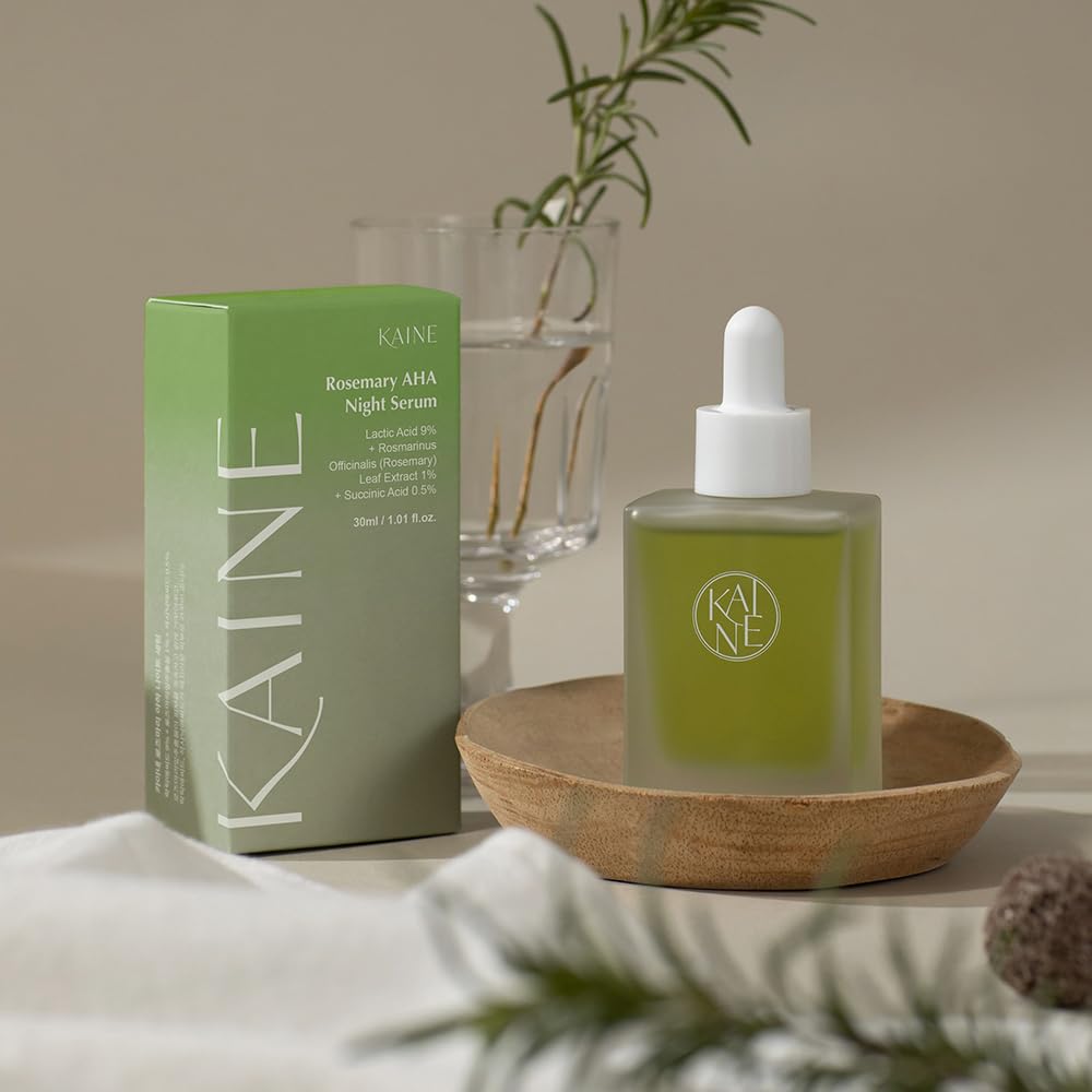 Amazon.com: KAINE Rosemary AHA Night Serum | Lactic Acid